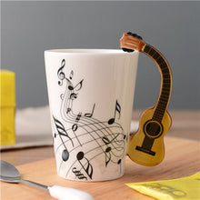 Novelty Guitar Ceramic Cup