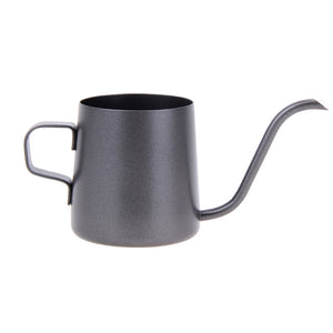 350ML/250ML Thick 304 stainless steel Long Mouth  mounting bracket hand punch pot coffee pot drip gooseneck spout kettle