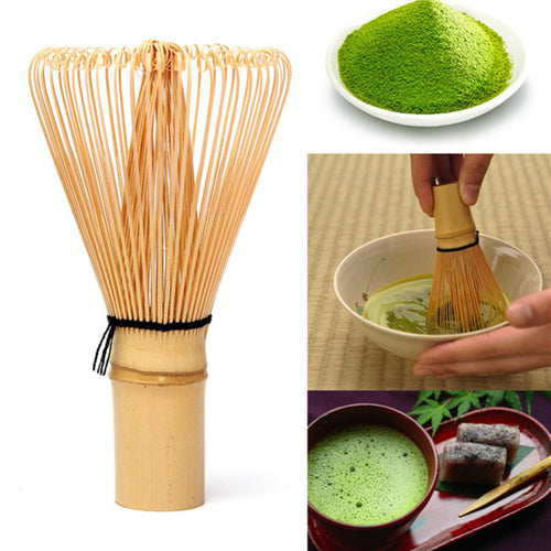 Japanese Ceremony Bamboo 64 Matcha Practical Powder Whisk Coffee Green Tea Chasen Brush Tool Grinder Brushes Tea Tools