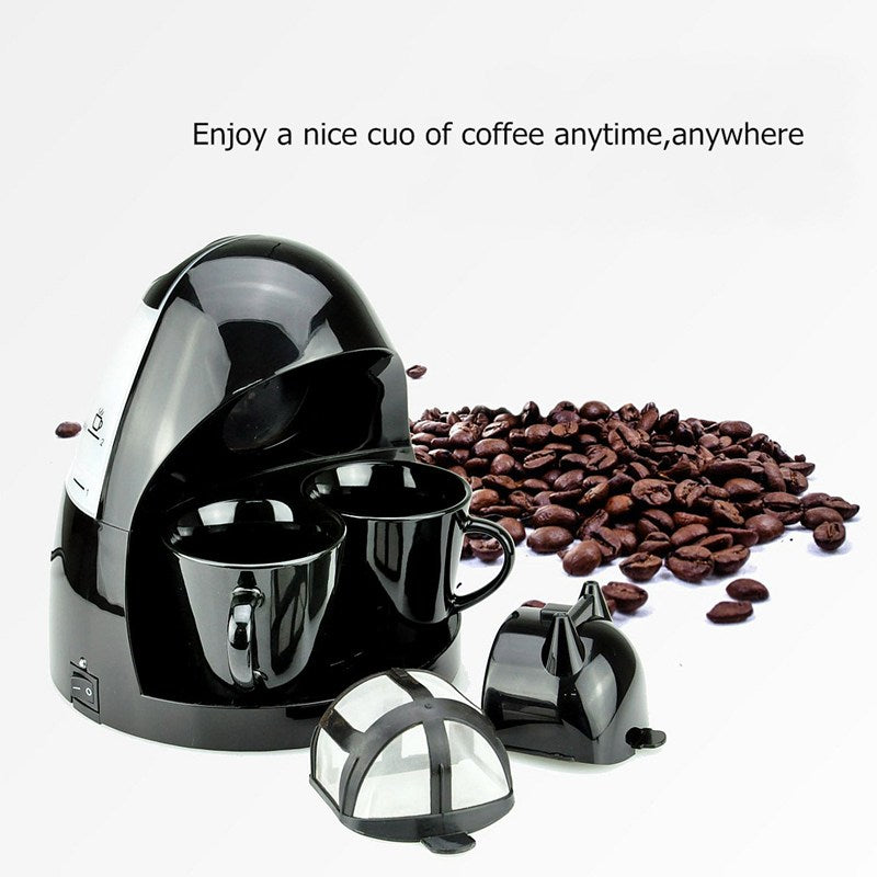 New Arrival Automatic Drip Coffee Machine Espresso Maker Tea Maker Brewing Fully Automatic 2 Cups American Coffe Latte EU Plug