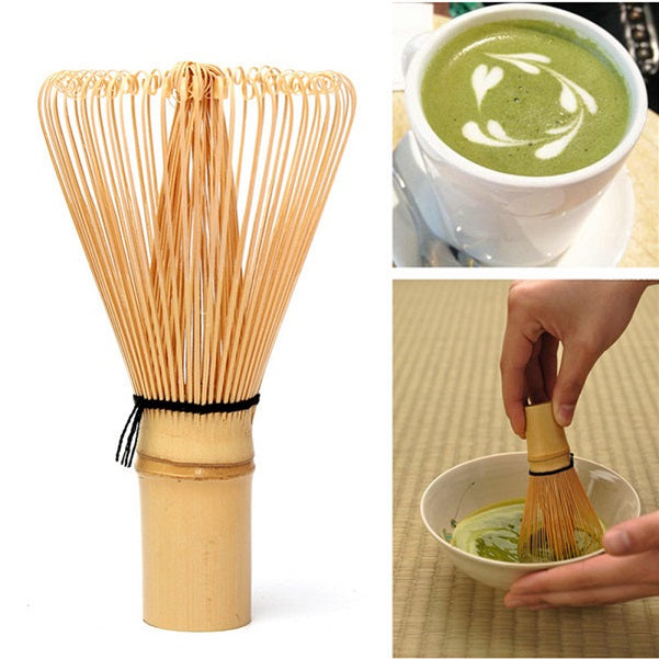 Japanese Ceremony Bamboo 64 Matcha Practical Powder Whisk Coffee Green Tea Chasen Brush Tool Grinder Brushes Tea Tools