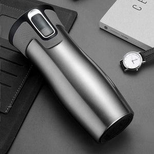 450ML Double Layer High Class Stainless Steel Water Bottle Insulation Vacuum Car Coffee Cups Bottle Travel Mug Drop shipping