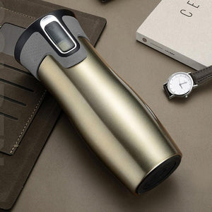 450ML Double Layer High Class Stainless Steel Water Bottle Insulation Vacuum Car Coffee Cups Bottle Travel Mug Drop shipping