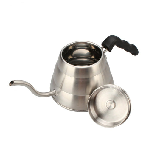 1L 304 Stainless Steel Coffee Drip Kettle Pour Over Teapot Tea And Coffee Drip Kettle Pot Gooseneck Hand Pot